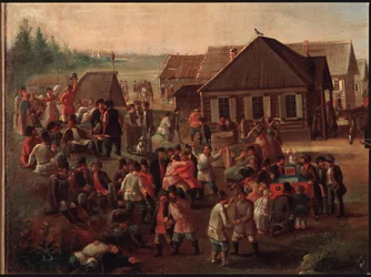 Le festività pubbliche nel villaggio di Alexeevskoye