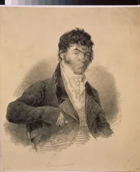 Ritratto del primo filologo russo Alexander K. Vostokov (1781-1864)