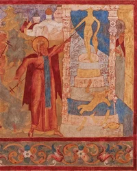 Abramo di Rostov distrugge la statua di Veles