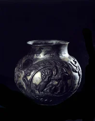 Arte persiana: vaso d