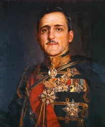 Re Alessandro I di Jugoslavia (olio su tela)