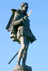 Statua di Miguel de Cervantes (1547-1616) (marmo)