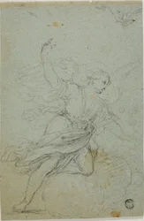 Angelo Annunziato (recto); Sansone e il Leone (verso)