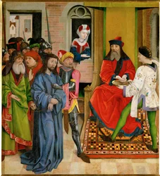Gesù davanti a Pilato (dipinto su tavola)