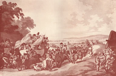 Una scena straordinaria sulla strada da Londra a Portsmouth