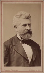 Ritratto del violoncellista e compositore Georg Goltermann 1824-1898, c. 1880