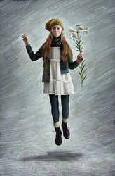 Angelo Gabriele, 2013 (tavola di graffio, colorata in digitale)