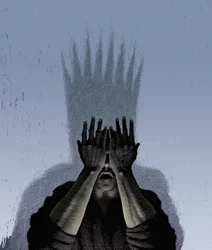 Macbeth, 2000 (tavola di graffio, colorata in digitale)