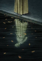 Rosmersholm, 2010 (tavola di graffio, colorata in digitale)