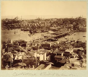 Panorama su Istanbul e il Bosforo, circa 1890