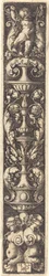 Ornamento con Due Donne Bendate