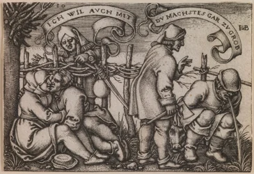 Contadini dietro la siepe, dalla serie 