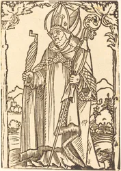 San Erasmo come vescovo
