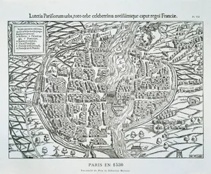 Piano della città di Parigi c.1530