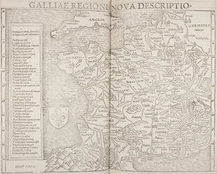 Cosmographia, dettaglio di Galliae