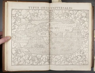 Globo, da Cosmographia, 1544