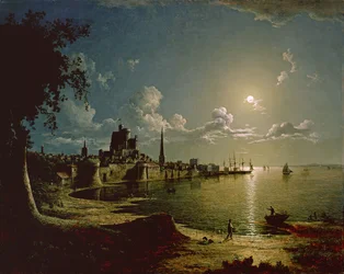 Scena al chiaro di luna, Southampton, 1820