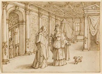 Anna e Didone discutono di Enea