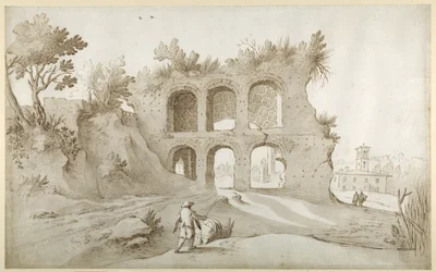 Basilica di Costantino. Parete d