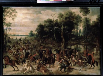 Attacco di cavalleria, c.1615
