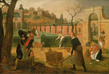Giardinieri al lavoro