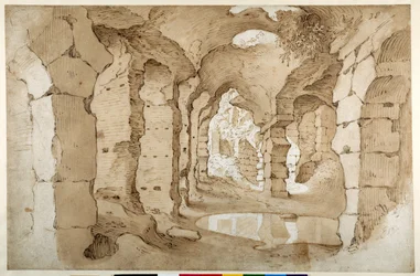 Dentro le rovine del Colosseo