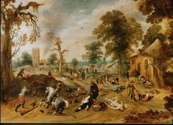 Saccheggio di un villaggio ...