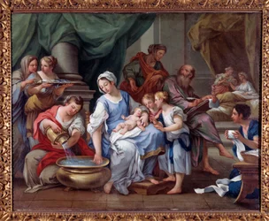 La nascita di San Giovanni Battista (dettaglio)