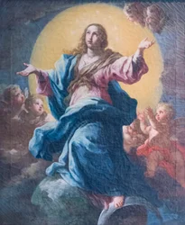 Vergine in gloria e angeli