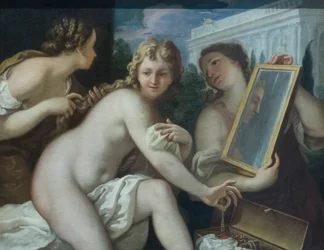 Betsabea al bagno, fine del XVII secolo (olio su tela)