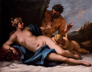 Venere sorpresa da un satiro, 1720/25 circa (Olio su tela)