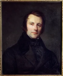 Ritratto di Edgar Quinet (1803-1875) deputato nel 1848. Dipinto di Sébastien Cornu (1804-1870)