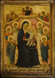 Madonna con Bambino e nove angeli