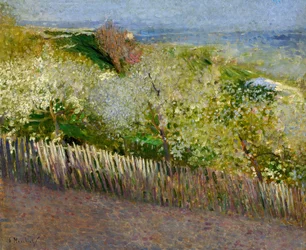Paesaggio, di Serafino Macchiati (1860-1916)