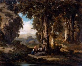Figure nel bosco o Riposo nel bosco