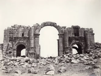 Arco Adrianeo a Jerash, 1867