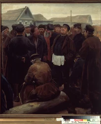 Alla riunione della comunità di campagna