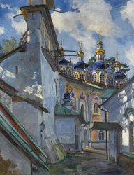 Vista del Monastero Pskovo-Pechersky, 1928