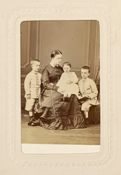 P[rin]cesse Clotilde e i suoi figli.