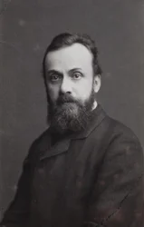 Ritratto dello scrittore Gleb Ivanovich Uspensky 1843-1902, 1870
