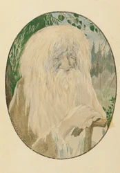 Leshy. Illustrazione al poema Ruslan e Lyudmila di A. Pushkin, 1921-1926
