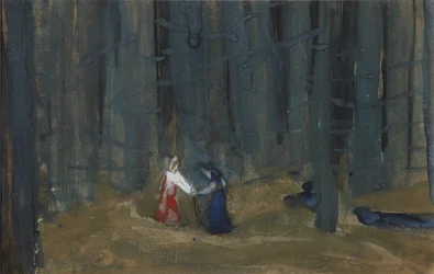 Illustrazione a La fiaba della principessa morta e dei sette cavalieri