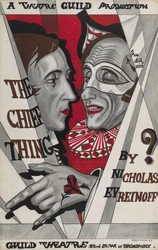 Poster per La Cosa Principale, opera di Nikolai Evreinov