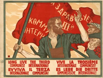 Viva la Terza Internazionale Comunista, 1920.