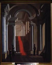 La scala del palazzo Anichkov a San Pietroburgo
