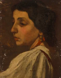 Donna di profilo