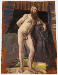 Nudo barbuto