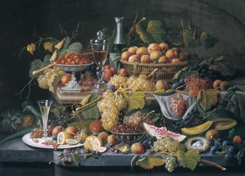 Natura morta: frutta, 1855