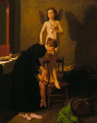 Preparativi per la prova, ca. 1890