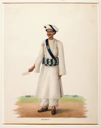 Harkarah con una lettera, c.1846